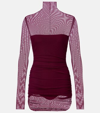 Minikleid aus Mesh | Norma Kamali