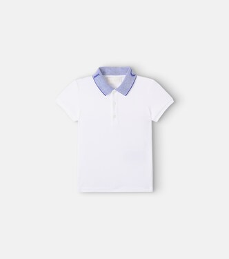 Baby Polohemd aus einem Baumwollgemisch | Gucci Kids