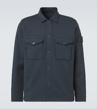 Cotton fleece shirt | Stone Island