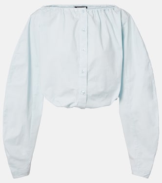 Bluse aus einem Baumwollgemisch | Rotate