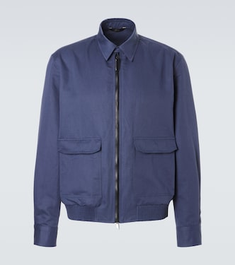 Linen and cotton blouson jacket | Brioni