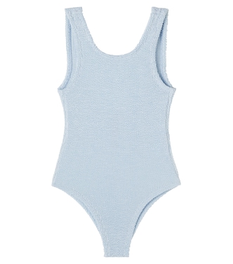 Seersucker swimsuit | Hunza G Kids