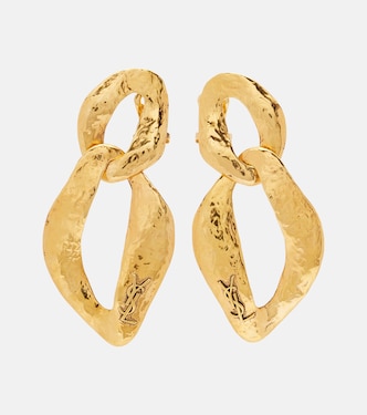 Cassandre clip-on earrings | Saint Laurent