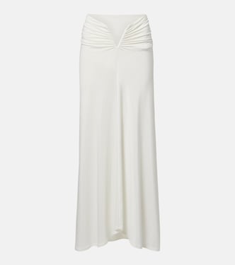 Skyla ruched jersey maxi skirt | Jade Swim
