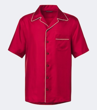 Hemd aus Seidensatin | Dolce&Gabbana
