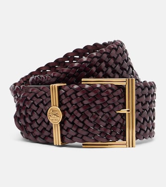Pegaso woven leather belt | Etro