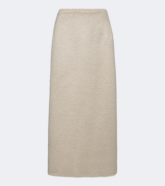 Mohair and wool-blend midi skirt | Magda Butrym