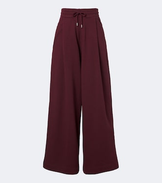 Wide-leg cotton jersey sweatpants | Dries Van Noten