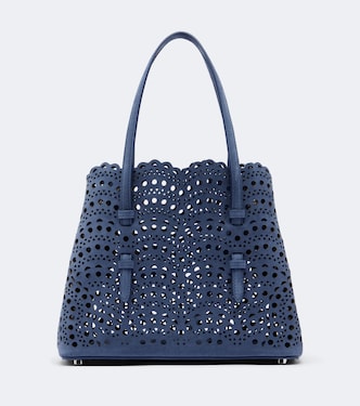 Mina 20 Medium leather top-handle bag | Alaïa