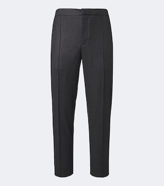 Wool, silk, and cashmere straight pants | Zegna