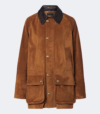 Kedem leather-trimmed suede jacket | Nili Lotan