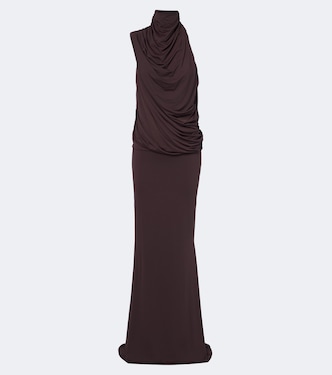 Lurna draped jersey maxi dress | De La Vali