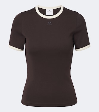 T-Shirt aus Baumwoll-Jersey | Courrèges