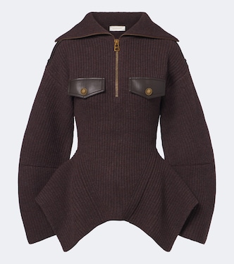 Valiant wool-blend half-zip sweater | Zimmermann