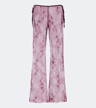 Allen lace wide-leg pants | Bananhot