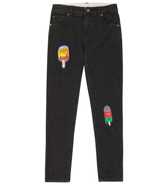 Ice cream-appliquéd jeans | Stella McCartney Kids