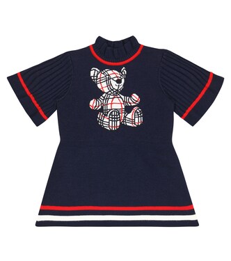 Baby intarsia wool-blend dress | Burberry Kids