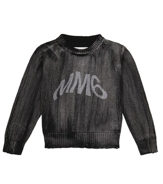 Logo cotton sweater | MM6 Maison Margiela Kids