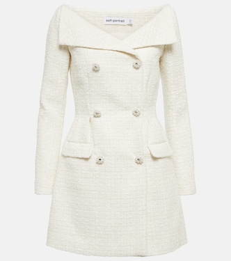 Bouclé minidress | Self-Portrait