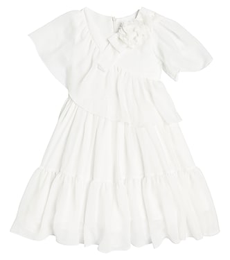 Bow-detail tulle dress | Patachou