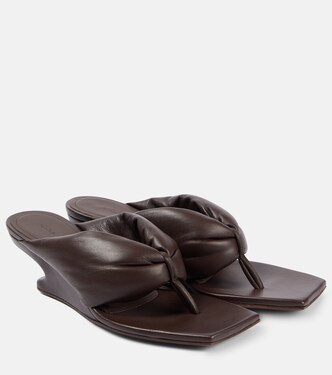 Mules Cantilever 45 en cuir | Rick Owens