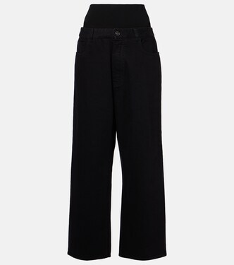 High-rise straight jeans | Alaïa