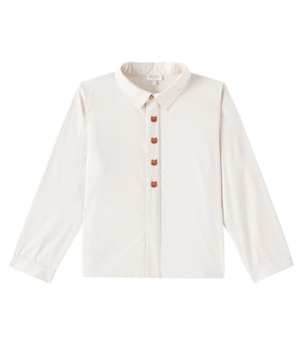 Lauden embroidered cotton shirt | Donsje