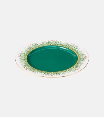 Libellula porcelain charger plate | La DoubleJ