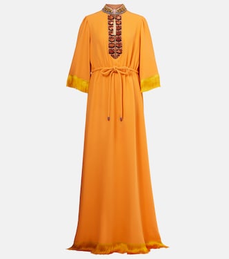 Bestickte Robe aus Cady Couture | Valentino