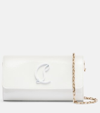 Loubi54 leather clutch | Christian Louboutin