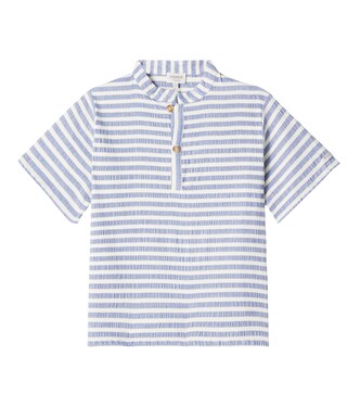 Ozion striped cotton-blend shirt | Donsje