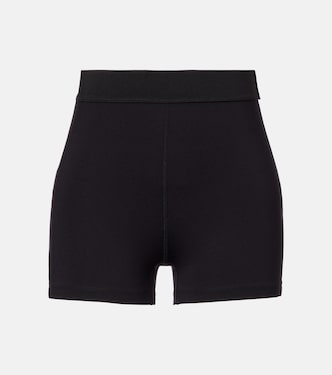 High-rise jersey shorts | Wardrobe.NYC