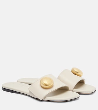 Pebble leather slides | Loewe