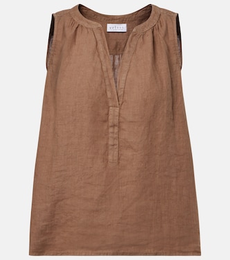 Tacy linen tank top | Velvet