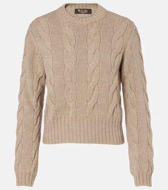 Pull Napier en cachemire | Loro Piana