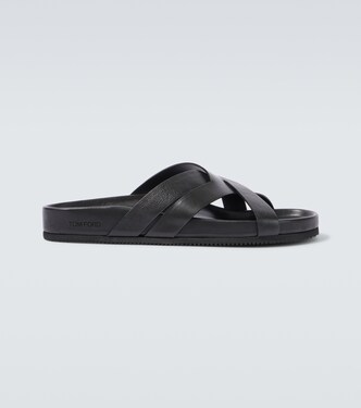 Leather slides | Tom Ford