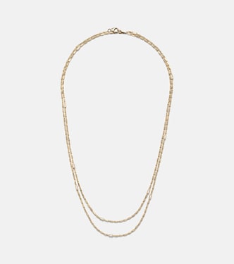 18kt gold chain necklace with diamonds | Suzanne Kalan