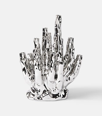 Coral porcelain vase by Norman Trapman | Polspotten