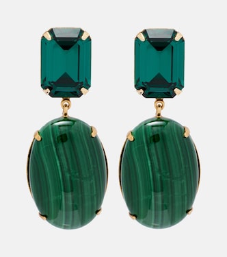 Xiomara 18kt gold-plated drop earrings | Jennifer Behr
