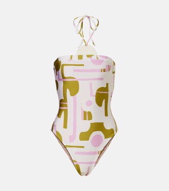 Balearic halterneck swimsuit | Adriana Degreas