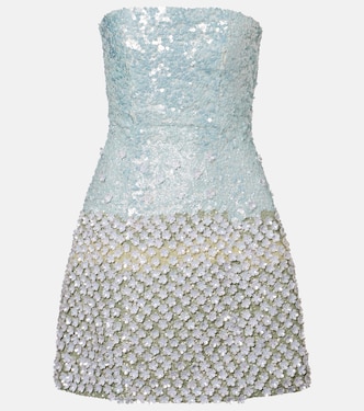 Floral sequined minidress | Là Fuori