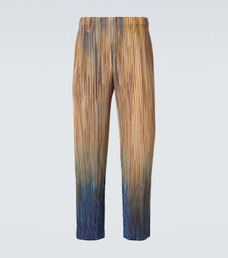 Paint Brush Close-Up pleated straight pants | Homme Plissé Issey Miyake