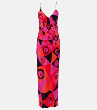 Occhi silk twill gown | Pucci