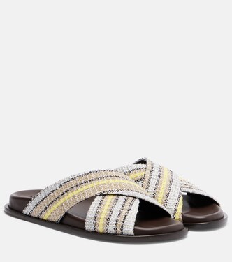 Sandalen Viola aus Häkelstrick | Missoni