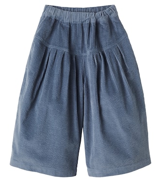 Yusu gathered cotton corduroy pants | C'era Una Volta