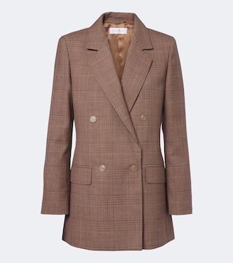 Double-breasted virgin wool blazer | Max Mara
