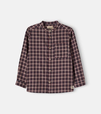 Willum checked cotton shirt | Wheat