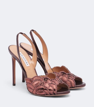 Verzierte Sandalen Ce Soir aus Leder | Aquazzura