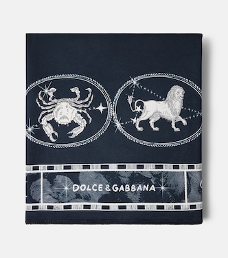 Zodiaco真丝与羊毛毯子 | Dolce&Gabbana Casa