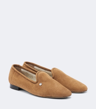 Mocassins en daim et shearling | Toteme